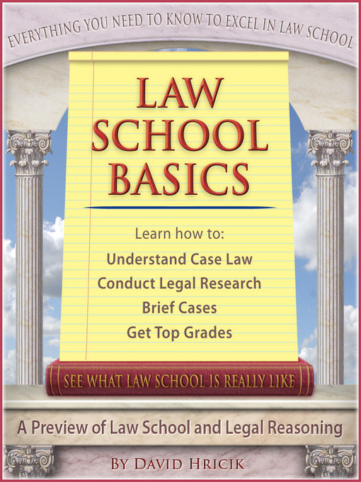 Title details for Law School Basics by David Hricik - Wait list